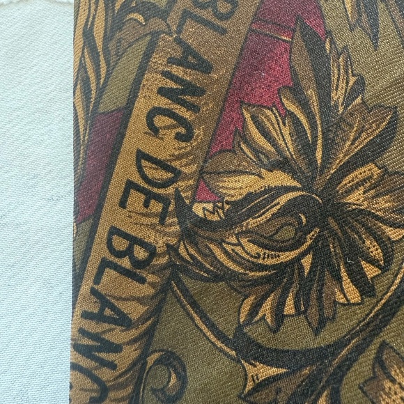 BRIAR men’s silk tie, excellent condition, beautiful fall green burgundy colors - Picture 3 of 7